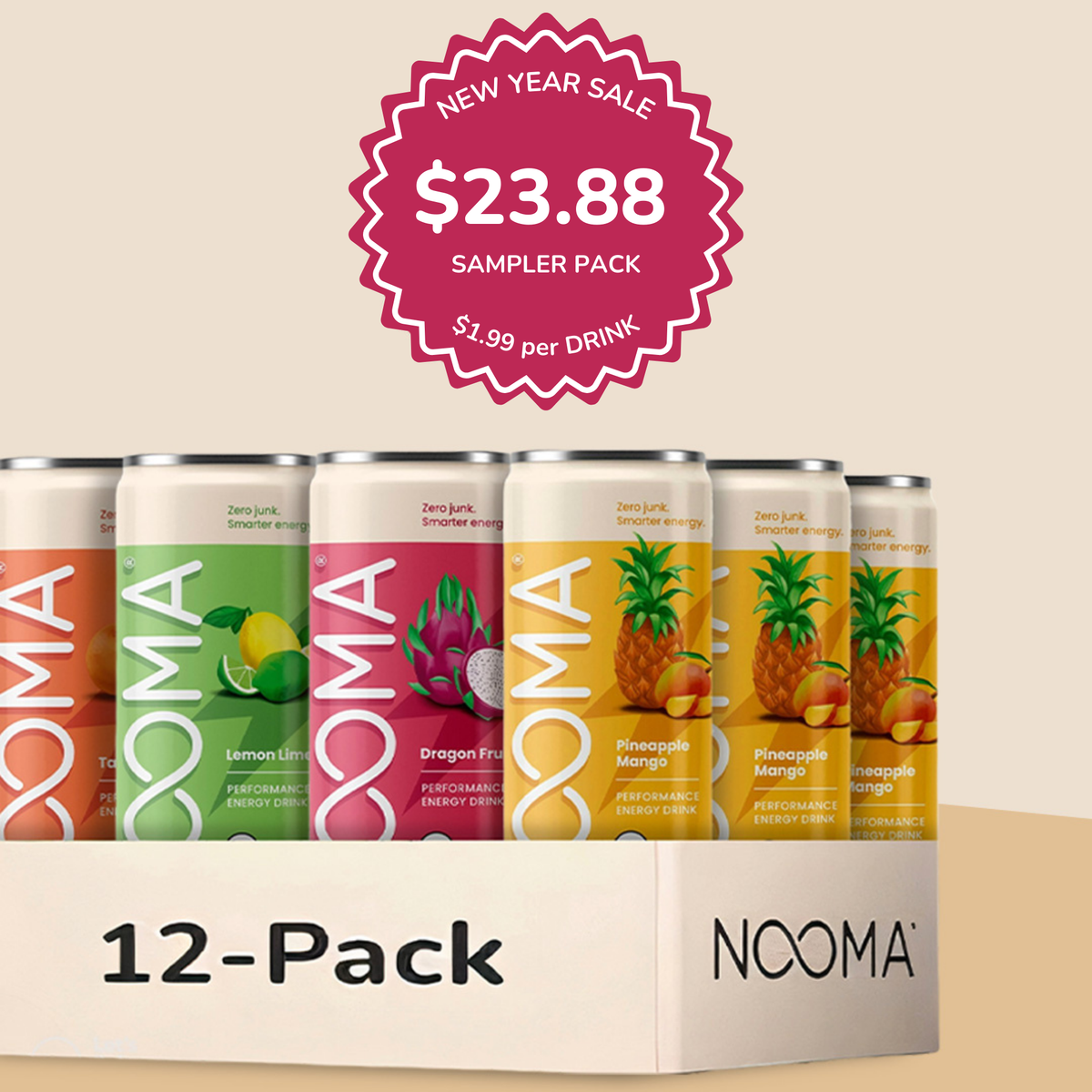 Energy Drink Intro Pack: $1.99 per Drink