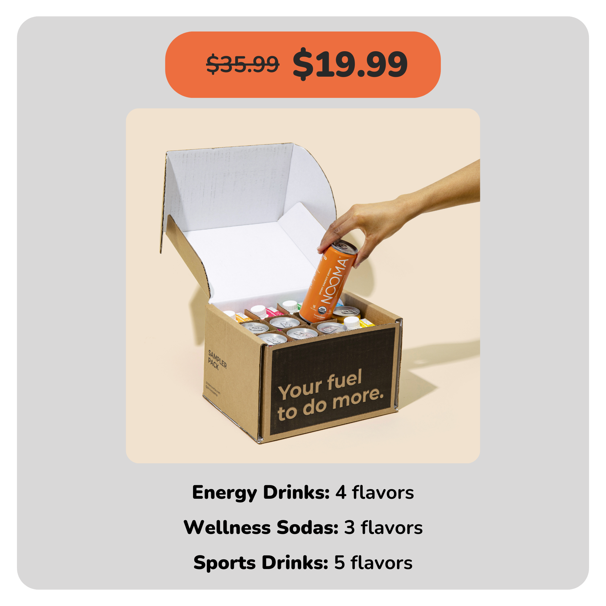 Sampler Pack Add-On (12 drinks)