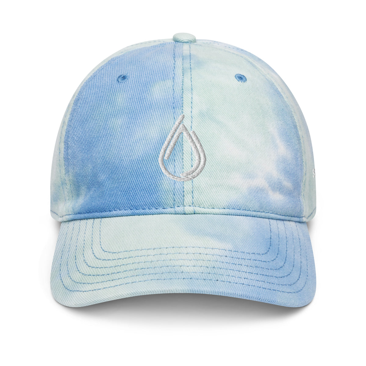 Sweat Squad Tie Dye Hat in Sky